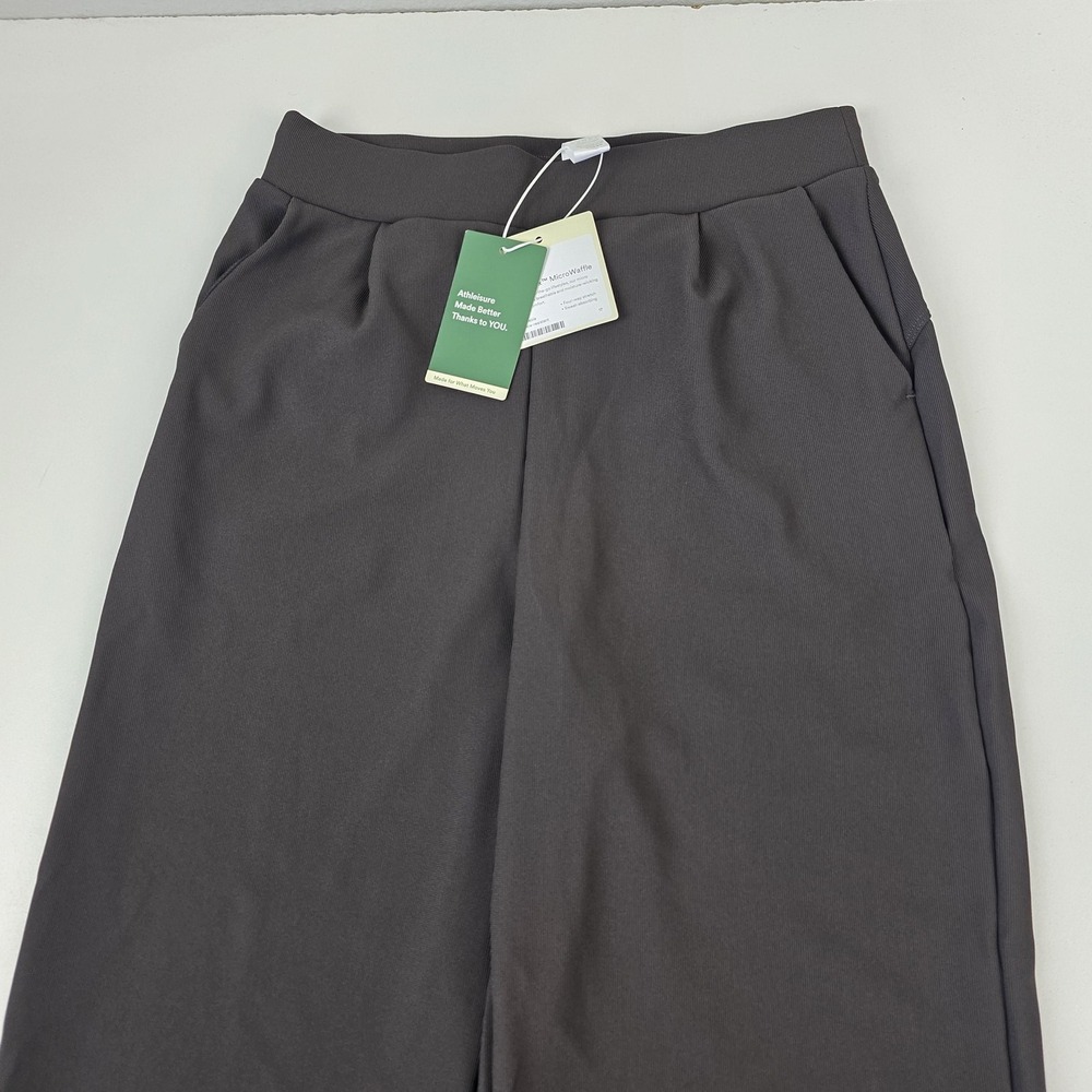 Halara Sweatpants Womens Small Gray Flex MicroWaffle Wide Leg Yoga Athletic - Picture 2 of 13